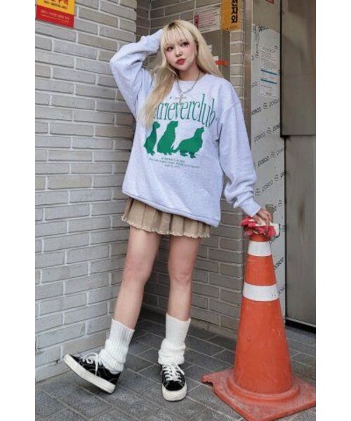 Retriever Club（レトリーバークラブ）の「SILHOUETTE RETRIEVER CREWNECK [GREEN]（スウェット・レディース・その他・SMALL/MEDIUM/LARGE/X-LARGE）」の12枚目の写真