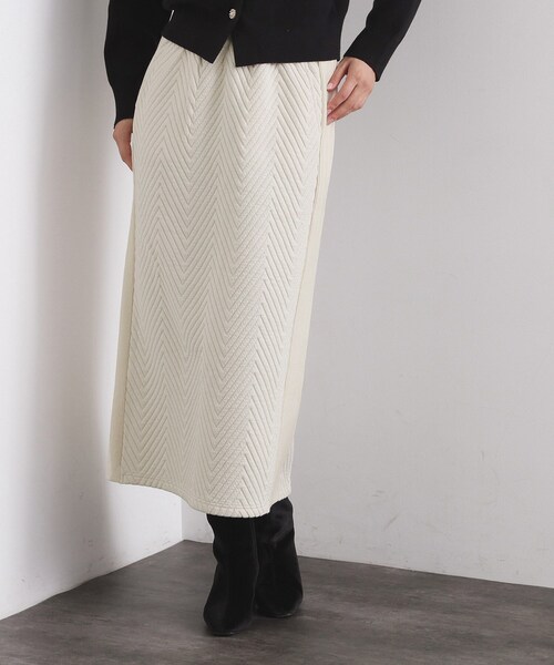 セール】キルティングイージーナロースカート【洗濯機OK】（スカート