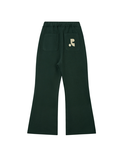 Rest&Recreation（レストアンドレクリエーション）の「FLARE SWEAT PANTS - GREEN（スウェットパンツ・レディース・その他・SMALL/LARGE）」の3枚目の写真