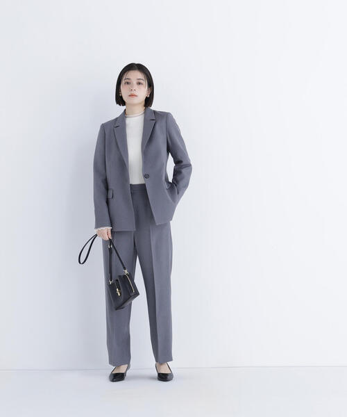 NATURAL BEAUTY BASIC（ナチュラルビューティーベーシック）の「◇シアーフレアカフスリブニット（ニット/セーター・レディース・ピンク/ライトグリーン/オフホワイト/ブラック・FREE）」の18枚目の写真