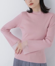 NATURAL BEAUTY BASIC（ナチュラルビューティーベーシック）の「◇シアーフレアカフスリブニット（ニット/セーター）」