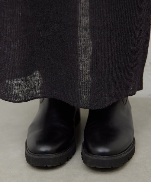 GALLARDAGALANTE（ガリャルダガランテ）の「【HERITANOVUM】【セットアップ対応】シアーリブニットスカート（スカート・レディース・チャコールグレー/レモンイエロー・FREE）」の22枚目の写真