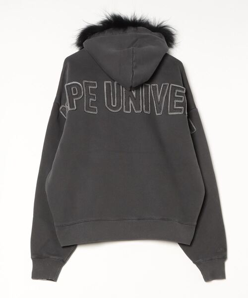 AAPE BY A BATHING APE(エーエイプバイアベイシングエイプ)の「AAPE ZIP UP HOODIE(パーカー・メンズ・ライトブラック・X-LARGE/MEDIUM/LARGE/SMALL)」の5枚目の写真