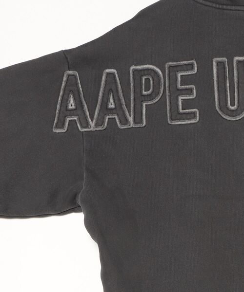 AAPE BY A BATHING APE(エーエイプバイアベイシングエイプ)の「AAPE ZIP UP HOODIE(パーカー・メンズ・ライトブラック・X-LARGE/MEDIUM/LARGE/SMALL)」の6枚目の写真