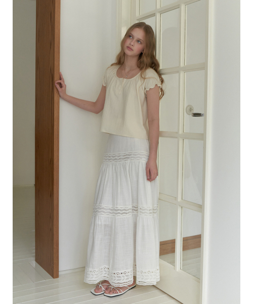 RE_L（リエル）の「Neda lace skirt (ivory)（スカート・レディース・その他・SMALL/MEDIUM）」の6枚目の写真