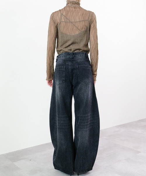 DOLLUPOOPS（ドールアップウップス）の「シアータートルプルオーバー（Tシャツ/カットソー・レディース・オフホワイト/カーキ/ブラック・FREE）」の15枚目の写真