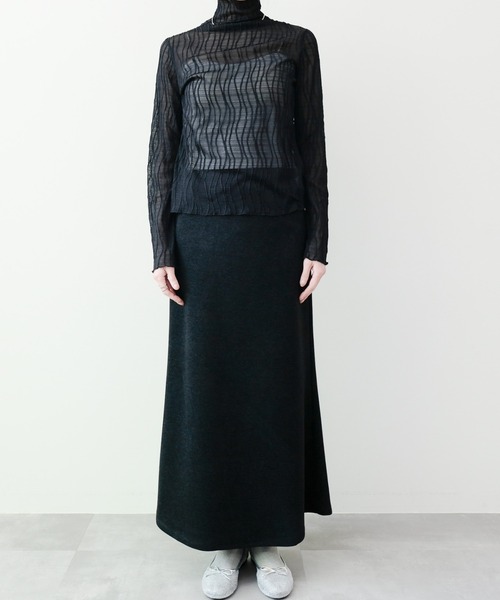 DOLLUPOOPS（ドールアップウップス）の「シアータートルプルオーバー（Tシャツ/カットソー・レディース・オフホワイト/カーキ/ブラック・FREE）」の19枚目の写真