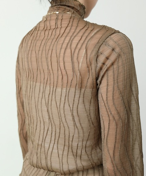 DOLLUPOOPS（ドールアップウップス）の「シアータートルプルオーバー（Tシャツ/カットソー・レディース・オフホワイト/カーキ/ブラック・FREE）」の21枚目の写真