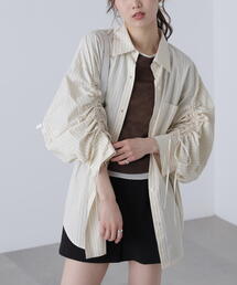 FREE'S MART | ◇袖シャーリングオーバーシャツ(シャツ/ブラウス)