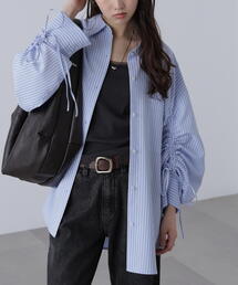 FREE'S MART | ◇袖シャーリングオーバーシャツ(シャツ/ブラウス)