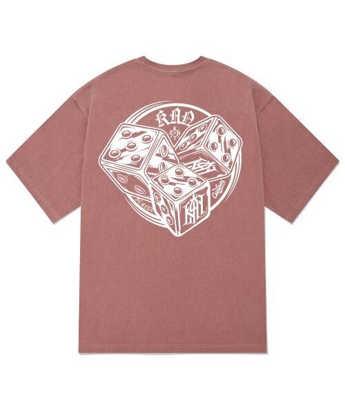 KAN6312(カン6312)の「KTPP0135 カジノピグメント半袖Tシャツ - ピンク(Tシャツ/カットソー・メンズ・その他・MEDIUM/LARGE/X-LARGE)」の1枚目の写真