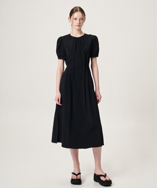 ETMON(エトモン)の「Waist Pintuck Dress, Black(ワンピース・レディース・その他・MEDIUM/SMALL)」の2枚目の写真
