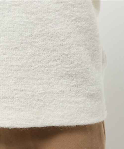 un dix cors(アンディコール)の「モヘアドルマンプルオーバー(Tシャツ/カットソー・レディース・ホワイト/ブルー/チャコールグレー・38)」の6枚目の写真