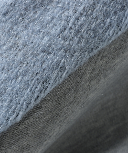 un dix cors(アンディコール)の「モヘアドルマンプルオーバー(Tシャツ/カットソー・レディース・ホワイト/ブルー/チャコールグレー・38)」の9枚目の写真