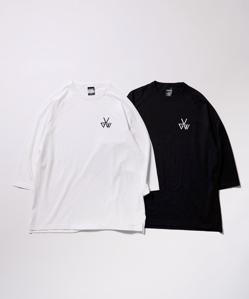 VIRGOwearworks(ヴァルゴウェアワークス)の「3/4 SLEEVE APPLIQUE TEE(Tシャツ/カットソー・メンズ・ホワイト/ブラック・2/3/4)」の6枚目の写真