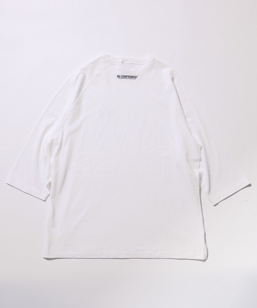VIRGOwearworks(ヴァルゴウェアワークス)の「3/4 SLEEVE APPLIQUE TEE(Tシャツ/カットソー・メンズ・ホワイト/ブラック・2/3/4)」の5枚目の写真