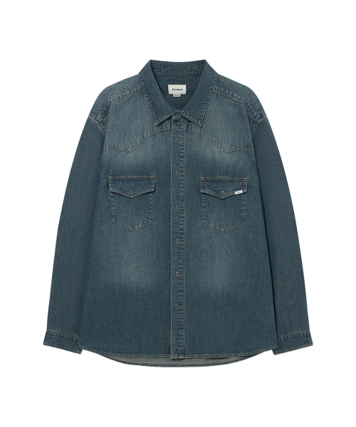 COVERNAT(カバーナット)の「デニムウエスタンシャツ ブルー(シャツ/ブラウス・メンズ・その他・SMALL/MEDIUM/LARGE/X-LARGE)」の2枚目の写真