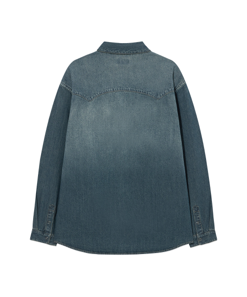 COVERNAT(カバーナット)の「デニムウエスタンシャツ ブルー(シャツ/ブラウス・メンズ・その他・SMALL/MEDIUM/LARGE/X-LARGE)」の3枚目の写真