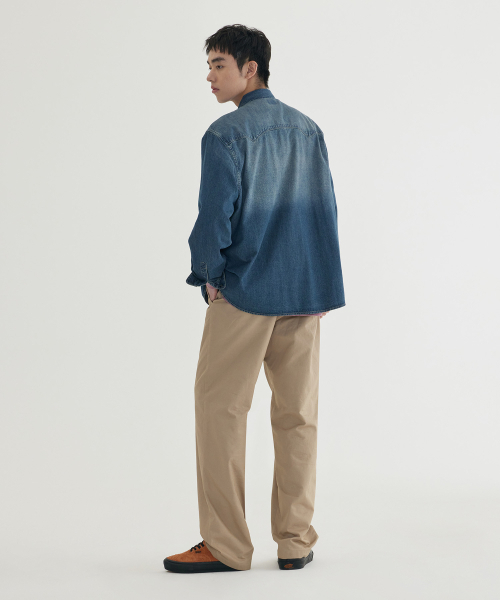 COVERNAT(カバーナット)の「デニムウエスタンシャツ ブルー(シャツ/ブラウス・メンズ・その他・SMALL/MEDIUM/LARGE/X-LARGE)」の6枚目の写真