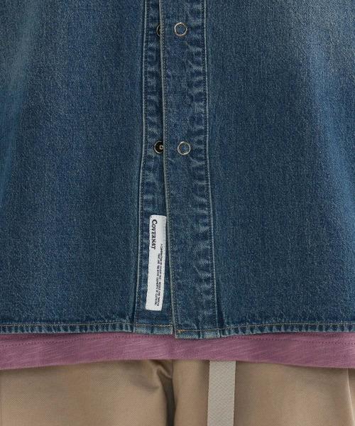COVERNAT(カバーナット)の「デニムウエスタンシャツ ブルー(シャツ/ブラウス・メンズ・その他・SMALL/MEDIUM/LARGE/X-LARGE)」の8枚目の写真