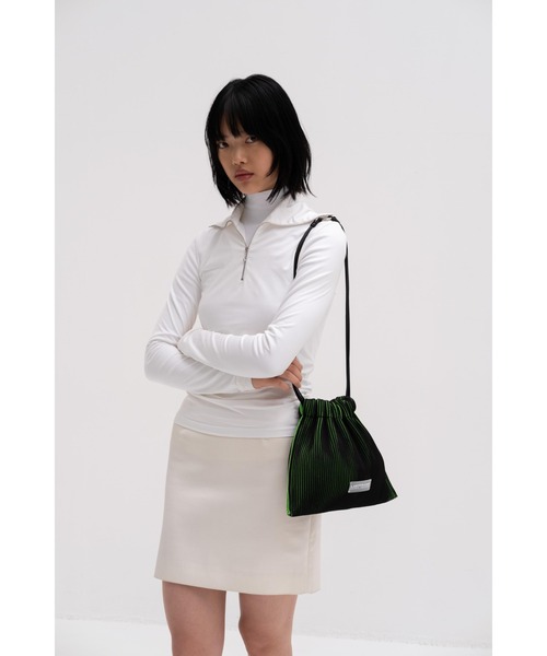 LASTFRAME(ラストフレーム)の「KASANE SACK BAG(ショルダーバッグ・レディース・ピンク系その他/グレー系その他/ブラック系その他/グリーン系その他・FREE)」の8枚目の写真