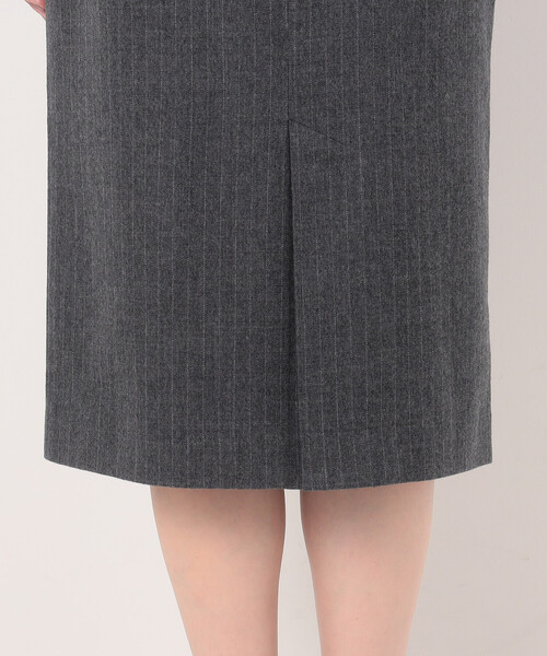 COMME CA（コムサ）の「〔 Sサイズ 〕 【セットアップ対応】ウールストライプ スカート（セットアップ・レディース・グレー/ネイビー・5号/3号）」の16枚目の写真