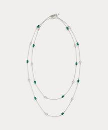 LAUREN RALPH LAUREN（ローレン ラルフ ローレン）の「ストーン & キュービックジルコニア ステーション ネックレス（ネックレス）」