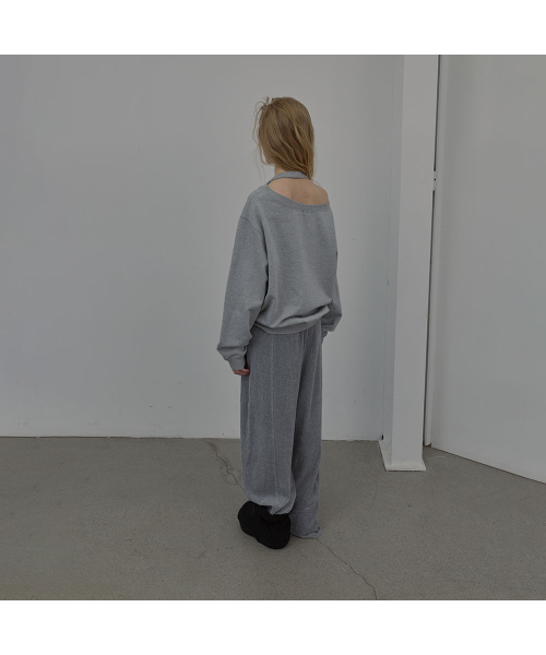 LCDC TM(エルシーディーシーティーエム)の「HALTERNECK SWEATSHIRT (MELANGE GREY)(Tシャツ/カットソー・レディース・その他・OS)」の7枚目の写真