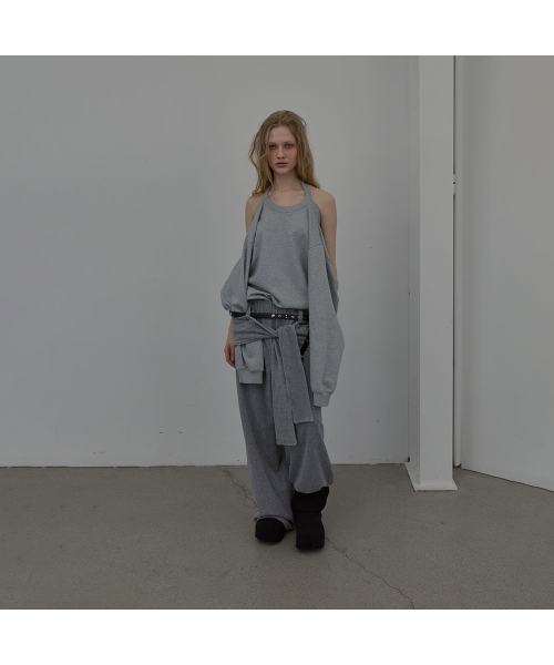 LCDC TM(エルシーディーシーティーエム)の「HALTERNECK SWEATSHIRT (MELANGE GREY)(Tシャツ/カットソー・レディース・その他・OS)」の8枚目の写真