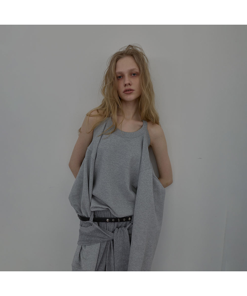 LCDC TM(エルシーディーシーティーエム)の「HALTERNECK SWEATSHIRT (MELANGE GREY)(Tシャツ/カットソー・レディース・その他・OS)」の3枚目の写真