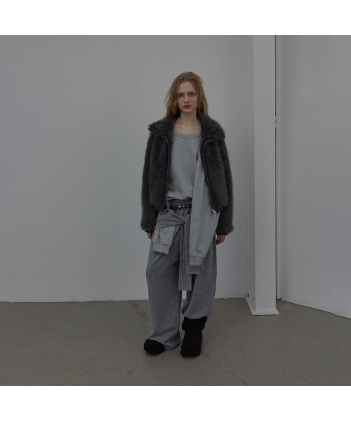 LCDC TM(エルシーディーシーティーエム)の「HALTERNECK SWEATSHIRT (MELANGE GREY)(Tシャツ/カットソー・レディース・その他・OS)」の4枚目の写真
