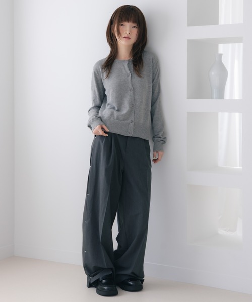 haek(ハク)の「color knit cardigan/カラーニットカーディガン(カーディガン/ボレロ・レディース・グレー/ブルー・FREE)」の16枚目の写真