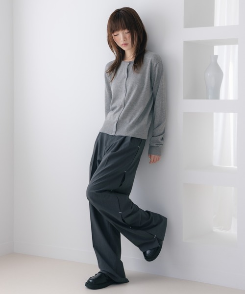 haek(ハク)の「color knit cardigan/カラーニットカーディガン(カーディガン/ボレロ・レディース・グレー/ブルー・FREE)」の17枚目の写真