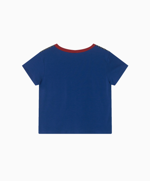 MENASOO（ミナス）の「MNS Raglan Stripe T Shirt_Blue（Tシャツ/カットソー・レディース・ブルー・F）」の11枚目の写真