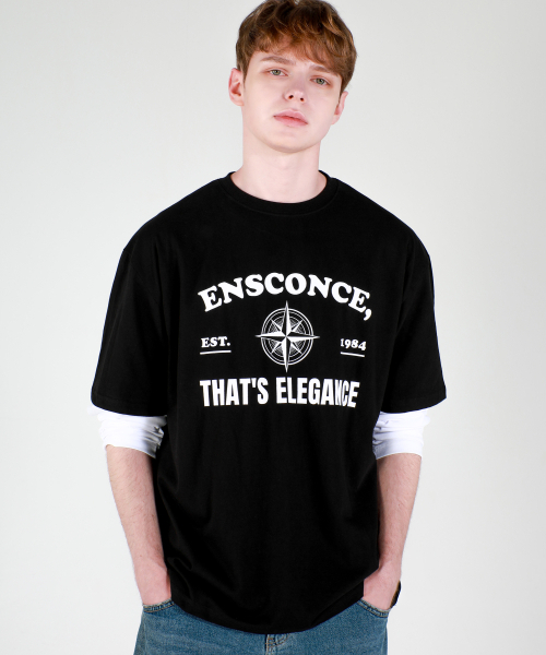 ESN(イーエスエヌ)の「ヴィンテージアートワークオーバーサイズTシャツブラック(Tシャツ/カットソー・メンズ・その他・LARGE/MEDIUM)」の1枚目の写真