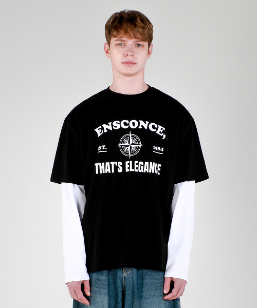 ESN(イーエスエヌ)の「ヴィンテージアートワークオーバーサイズTシャツブラック(Tシャツ/カットソー・メンズ・その他・LARGE/MEDIUM)」の4枚目の写真
