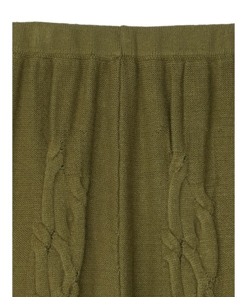 Ameri(アメリ)の「UND RANDOM CABLE KNIT PANTS(その他パンツ・レディース・アイボリー/ブラック/カーキ・SMALL/MEDIUM)」の19枚目の写真