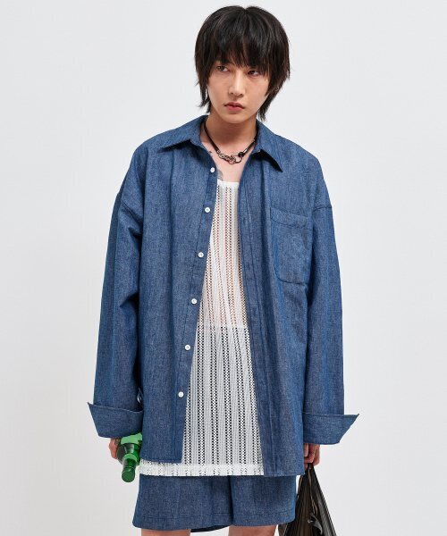 C WEAR BY THE GENIUS(シーウェアバイザジーニアス)の「シースルークラフトニットスリーブレスホワイト(Tシャツ/カットソー・メンズ・その他・size3/size1)」の8枚目の写真
