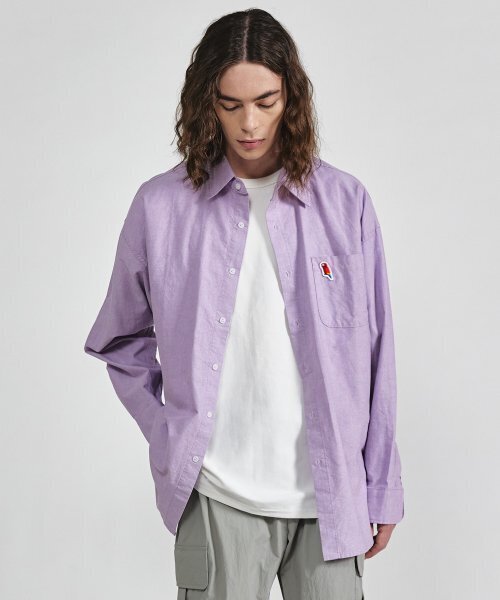 UNION BALANT(ユニオンバランテ)の「ペリカンワッペンオックスフォードシャツパープル(シャツ/ブラウス・メンズ・その他・MEDIUM/LARGE/X-LARGE)」の1枚目の写真