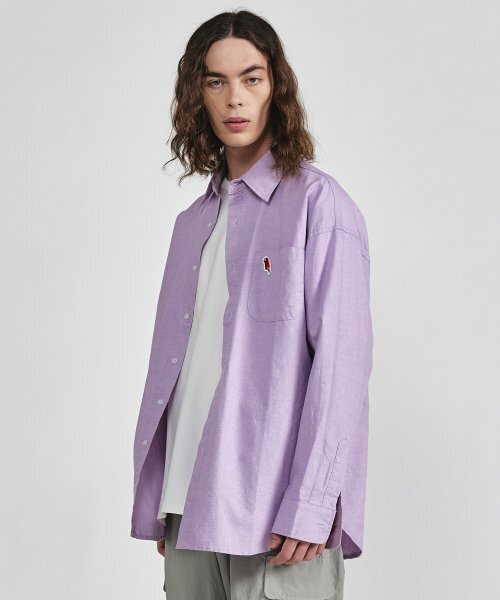 UNION BALANT(ユニオンバランテ)の「ペリカンワッペンオックスフォードシャツパープル(シャツ/ブラウス・メンズ・その他・MEDIUM/LARGE/X-LARGE)」の2枚目の写真