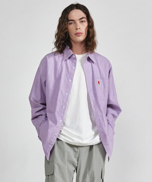 UNION BALANT(ユニオンバランテ)の「ペリカンワッペンオックスフォードシャツパープル(シャツ/ブラウス・メンズ・その他・MEDIUM/LARGE/X-LARGE)」の3枚目の写真
