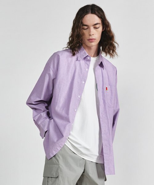 UNION BALANT(ユニオンバランテ)の「ペリカンワッペンオックスフォードシャツパープル(シャツ/ブラウス・メンズ・その他・MEDIUM/LARGE/X-LARGE)」の4枚目の写真
