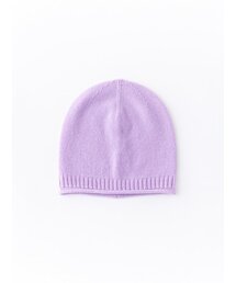 DAL（ダル）の「カシミヤ30 スラウチビーニー_バイオレット（ニットキャップ/ビーニー）」