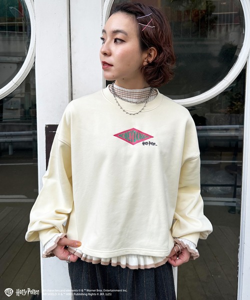 DOUBLE NAME（ダブルネーム）の「【Harry Potter】ハニーデュークス バックプリントプルオーバー（その他トップス・レディース・オフホワイト/ピンク・FREE）」の9枚目の写真
