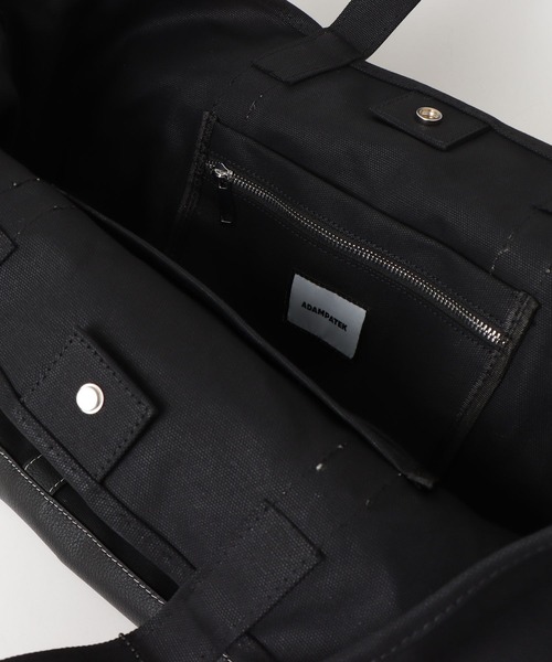 ADAM PATEK(アダムパテック)の「【ADAMPATEK/アダムパテック】leather combi basic big tote bag/レザーコンビベーシックビッグトート(トートバッグ・メンズ・ブラック/ホワイト・FREE)」の19枚目の写真