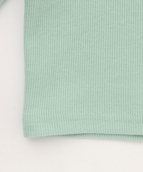 minimal(ミニマル)の「【表起毛】【吸湿発熱】テレコTシャツ(Tシャツ/カットソー・キッズ・アイボリー/エメラルド/ラベンダー/ブラック・90cm/100cm/110cm/120cm/130cm/140cm)」の15枚目の写真