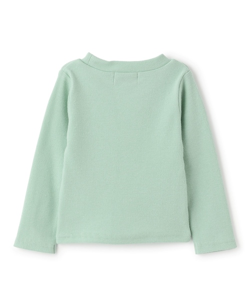 minimal(ミニマル)の「【表起毛】【吸湿発熱】テレコTシャツ(Tシャツ/カットソー・キッズ・アイボリー/エメラルド/ラベンダー/ブラック・90cm/100cm/110cm/120cm/130cm/140cm)」の16枚目の写真