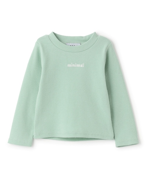 minimal(ミニマル)の「【表起毛】【吸湿発熱】テレコTシャツ(Tシャツ/カットソー・キッズ・アイボリー/エメラルド/ラベンダー/ブラック・90cm/100cm/110cm/120cm/130cm/140cm)」の17枚目の写真