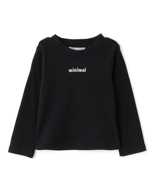 minimal(ミニマル)の「【表起毛】【吸湿発熱】テレコTシャツ(Tシャツ/カットソー・キッズ・アイボリー/エメラルド/ラベンダー/ブラック・90cm/100cm/110cm/120cm/130cm/140cm)」の22枚目の写真