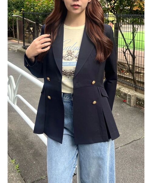 CALNAMUR（カルナムール）の「オーナメントモチーフプリントTシャツ（Tシャツ/カットソー・レディース・グレー/ホワイト/イエロー・FREE）」の8枚目の写真